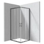 Deante Funkia Evo kabina prysznicowa prostokatna 80x90cm titanium