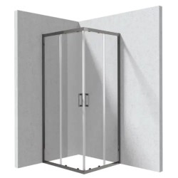 Deante Funkia Evo kabina prysznicowa prostokatna titanium 80x90cm