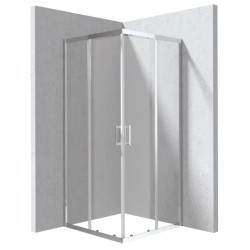 Deante Funkia Evo kabina prysznicowa kwadratowa chrom 80x80cm