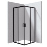 Deante Funkia Evo kabina prysznicowa prostokatna 80x90cm czarna