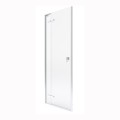 Roca Metropolis-Nl drzwi skrzydłowe z polem stałym 90 cm chrom