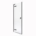Roca Metropolis-Nl drzwi skrzydłowe z polem stałym  90 cm czarny mat 