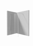 Deante Kerria Plus ścianka prysznicowa walk-in 80 cm chrom