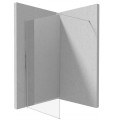 Deante Kerria plus ścianka prysznicowa walk-in 110 cm chrom
