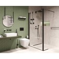 Deante Kerria Plus ścianka prysznicowa walk-in 120 cm czarna