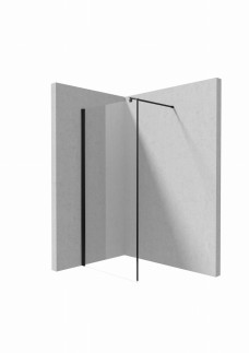 Deante Kerria Plus ścianka prysznicowa walk-in 100 cm czarna