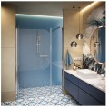 Deante Kerria Plus ścianka prysznicowa walk-in 60 cm chrom