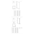 Deante Kerria Plus ścianka prysznicowa walk-in 60 cm chrom