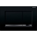 Geberit Sigma 20 przycisk spłukujący czarny-chrom-czarny.