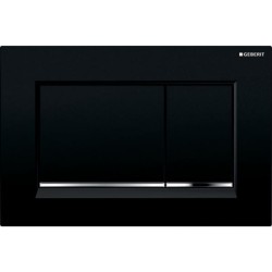 Geberit Sigma 20 przycisk spłukujący czarny-chrom-czarny.