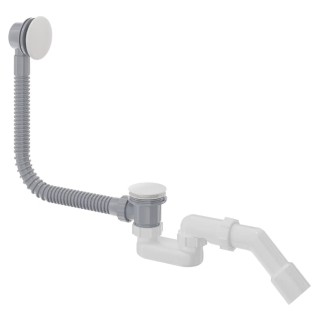 Deante Prizma syfon do wanny click-clack biały