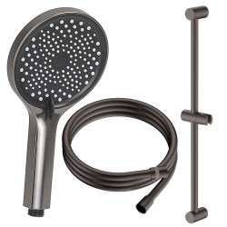 Avapax Ultimate zestaw prysznicowy 3-funkcyjny z drążkiem , gun metal