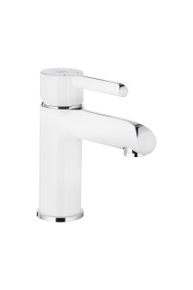 Kfa Angelit bateria umywalkowa stojca biały-chrom