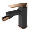 Invena Midnight bateria bidetowa czarno-zlota