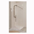 Deante Prizma ścianka prysznicowa walk-in 90 cm brąz szczotkowany