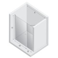 New Trendy New Soleo drzwi wnękowe U 1200x1950 mm chrom