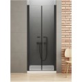 New Trendy drzwi wnękowe New Soleo Black podwójne wahadłowe 70x195