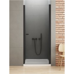 New Trendy drzwi wnękowe New Soleo Black pojedyncze wahadłowe 70x195