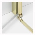 New Trendy New Soleo drzwi wnękowe wahadłowe podwójne 70 cm light gold