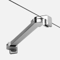 New Trendy New Soleo drzwi wnękowe U 1400x1950 mm chrom