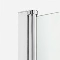 New Trendy New Soleo drzwi wnękowe U 1400x1950 mm chrom