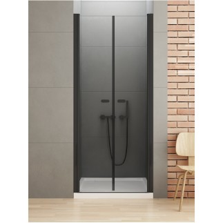 New Trendy drzwi wnękowe New Soleo Black podwójne wahadłowe 110x195
