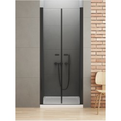New Trendy drzwi wnękowe New Soleo Black podwójne wahadłowe 120x195