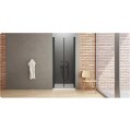 New Trendy drzwi wnękowe New Soleo Black podwójne wahadłowe 120x195