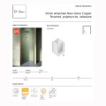 New Trendy New Soleo drzwi wnękowe pojedyncze składane prawe 90 cm miedziane