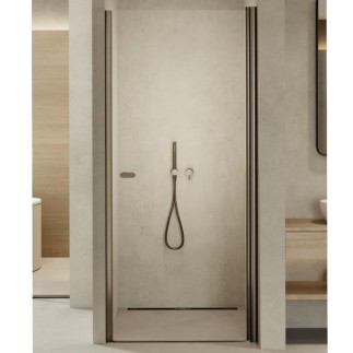 New Trendy New Soleo drzwi wnękowe wahadłowe pojedyncze 90 cm gunmetal