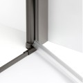 New Trendy New Soleo drzwi wnękowe 900x1950 mm gunmetal brushed