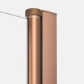 New Trendy New Soleo drzwi wnękowe U 800x1950 mm copper brushed