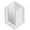 New Trendy New Soleo drzwi wnękowe U 900x1950 mm gunmetal brushed