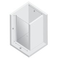 New Trendy New Soleo drzwi wnękowe U 900x1950 mm gold brushed