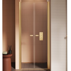 New Trendy New Soleo drzwi wnękowe U 1200x1950 mm gold brushed