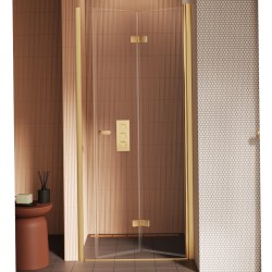 New Trendy New Soleo drzwi wnękowe 900x1950 mm gold brushed