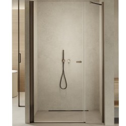 New Trendy New Soleo drzwi wnękowe U 1400x1950 mm gunmetal brushed