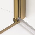New Trendy New Soleo drzwi wnękowe U 900x1950 mm gold brushed