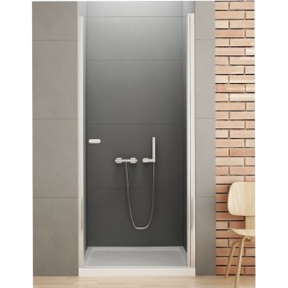 New Trendy New Soleo drzwi wnękowe wahadłowe pojedyncze 90 cm chrom