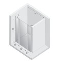 New Trendy New Soleo drzwi wnękowe 1200x1950 mm chrom