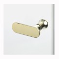 New Trendy New Soleo drzwi wnękowe wahadłowe pojedyncze 80 cm light gold