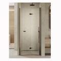 New Trendy New Soleo drzwi wnękowe składane pojedyncze lewe 100 cm gunmetal