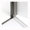 New Trendy New Soleo drzwi wnękowe składane pojedyncze lewe 100 cm gunmetal