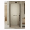 New trendy New Soleo drzwi wnękwe wahadłowe podwójne 130 cm gunmetal