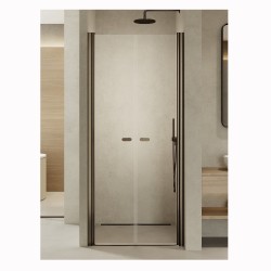New trendy New Soleo drzwi wnękwe wahadłowe podwójne 130 cm gunmetal