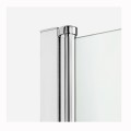 New Trendy New Soleo drzwi wnękowe wahadłowe podwójne 130 cm chrom