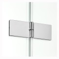 New Trendy New Soleo Drzwi wnękowe składane podówjne 150 cm chrom