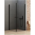 New Trendy New Soleo Black kabina prysznicowa podwójne drzwi 100x100x195