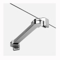 New Trendy New Soleo kabina prysznicowa walk-in 70x195 cm chrom