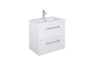 Roca Roma Plus Compact zestaw szafka z umywalką Hebe, biały połysk 60cm